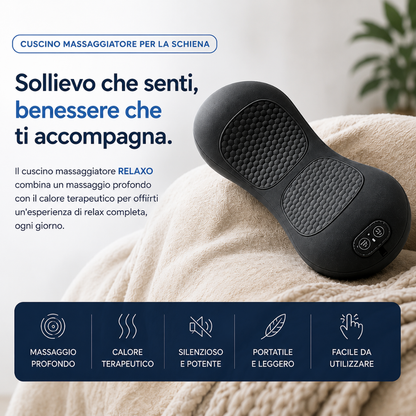 LORVEX Relaxo™ con Calore per Schiena, Collo e Zona Lombare
